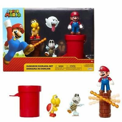 NINTENDO SUPER MARIO DUNGEON DIORAMA SET ACTION FIGURE JAKKS PACIFIC INC.