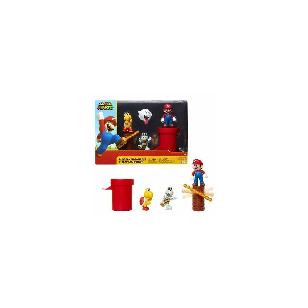 NINTENDO SUPER MARIO DUNGEON DIORAMA SET ACTION FIGURE JAKKS PACIFIC INC.