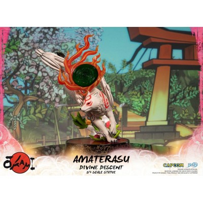 FIRST4FIGURES OKAMI - AMATERASU DIVINE DESCENT 1/4 STATUE 44CM FIGURE