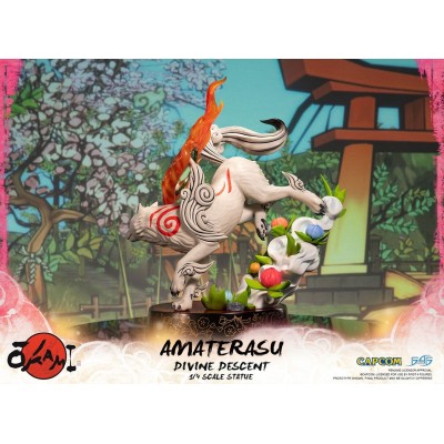 FIRST4FIGURES OKAMI - AMATERASU DIVINE DESCENT 1/4 STATUE 44CM FIGURE