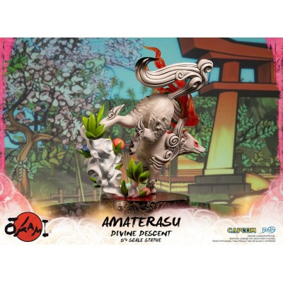 FIRST4FIGURES OKAMI - AMATERASU DIVINE DESCENT 1/4 STATUE 44CM FIGURE