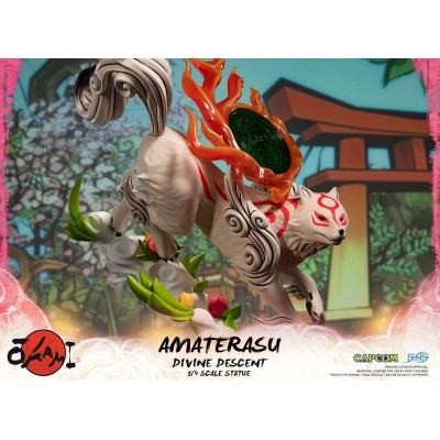 FIRST4FIGURES OKAMI - AMATERASU DIVINE DESCENT 1/4 STATUE 44CM FIGURE