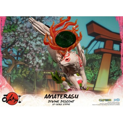 FIRST4FIGURES OKAMI - AMATERASU DIVINE DESCENT 1/4 STATUE 44CM FIGURE
