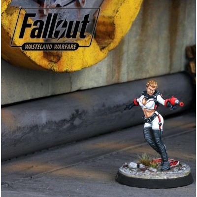 MODIPHIUS ENTERTAINMENT FALLOUT WASTELAND WARFARE - NUKA COLA GIRL MINIATURE TABLETOP ROLEPLAYING GIOCO DI RUOLO