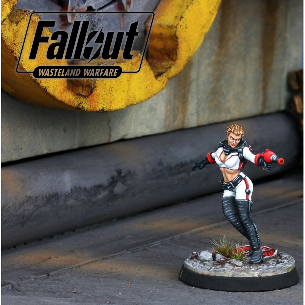 MODIPHIUS ENTERTAINMENT FALLOUT WASTELAND WARFARE - NUKA COLA GIRL MINIATURE TABLETOP ROLEPLAYING GIOCO DI RUOLO