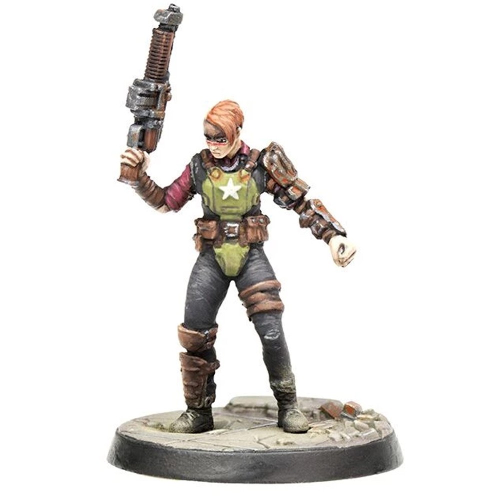 MODIPHIUS ENTERTAINMENT FALLOUT WASTELAND WARFARE - ACK ACK, SINJIN AND AVERY MINIATURE TABLETOP ROLEPLAYING GIOCO DI RUOLO