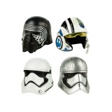 HASBRO STAR WARS THE BLACK SERIES - KYLO REN + POE DAMERON DIE CAST HELMETS