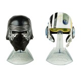 HASBRO STAR WARS THE BLACK SERIES - KYLO REN + POE DAMERON DIE CAST HELMETS