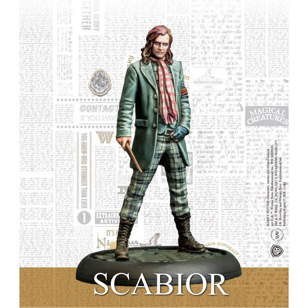 KNIGHT MODELS HARRY POTTER MINIATURES ADVENTURE GAME - SCABIOR AND SNATCHERS MINI RESIN STATUE FIGURE