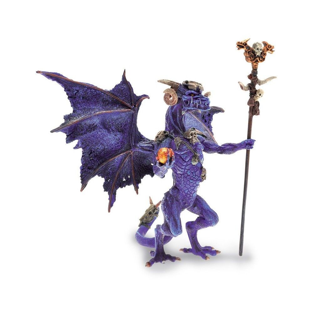 PLASTOY DRAGONS SERIES - VIOLET WIZARD DRAGON ACTION FIGURE