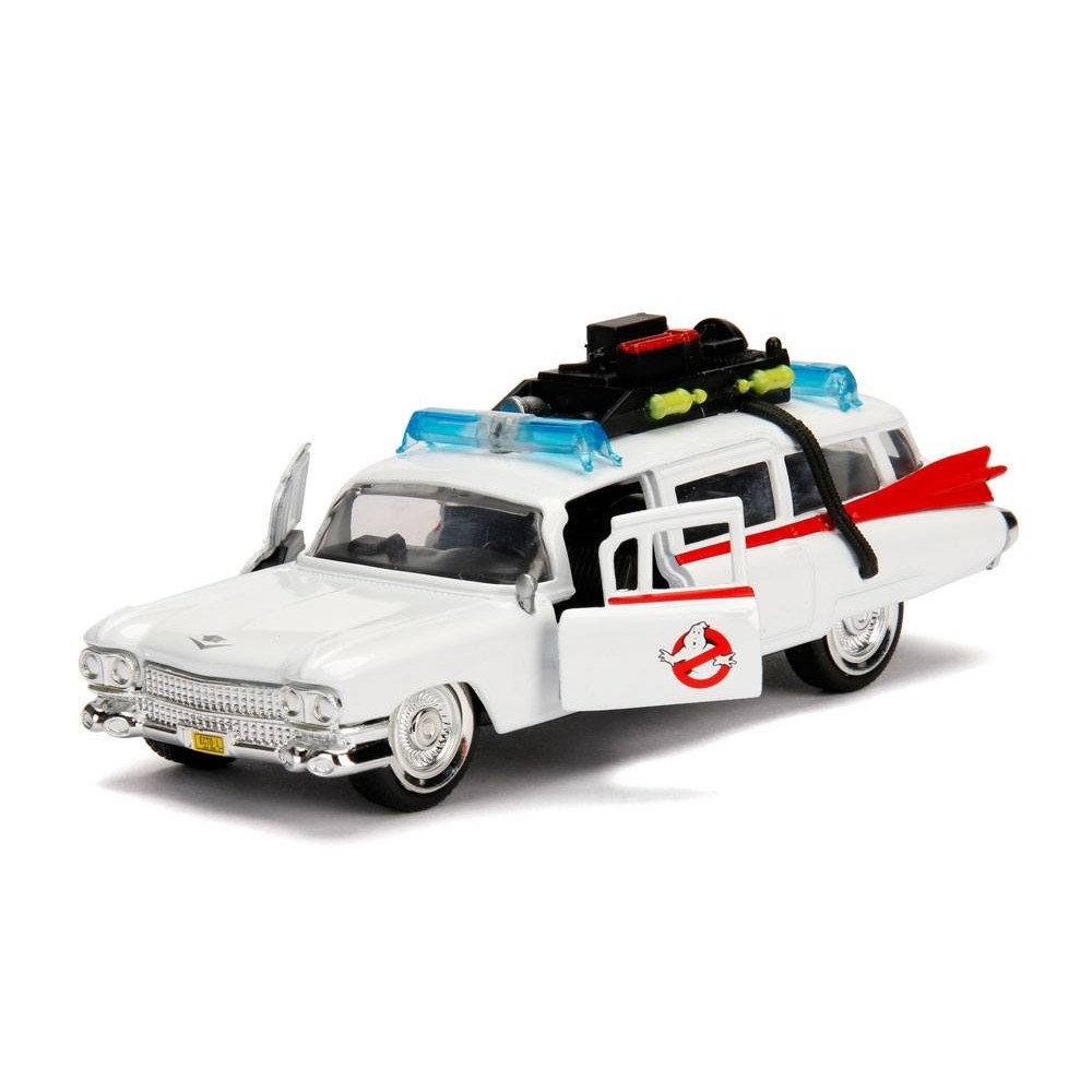 GHOSTBUSTERS - DIE CAST METAL 1959 CADILLAC ECTO-1 MODEL 1/32 JADA TOYS