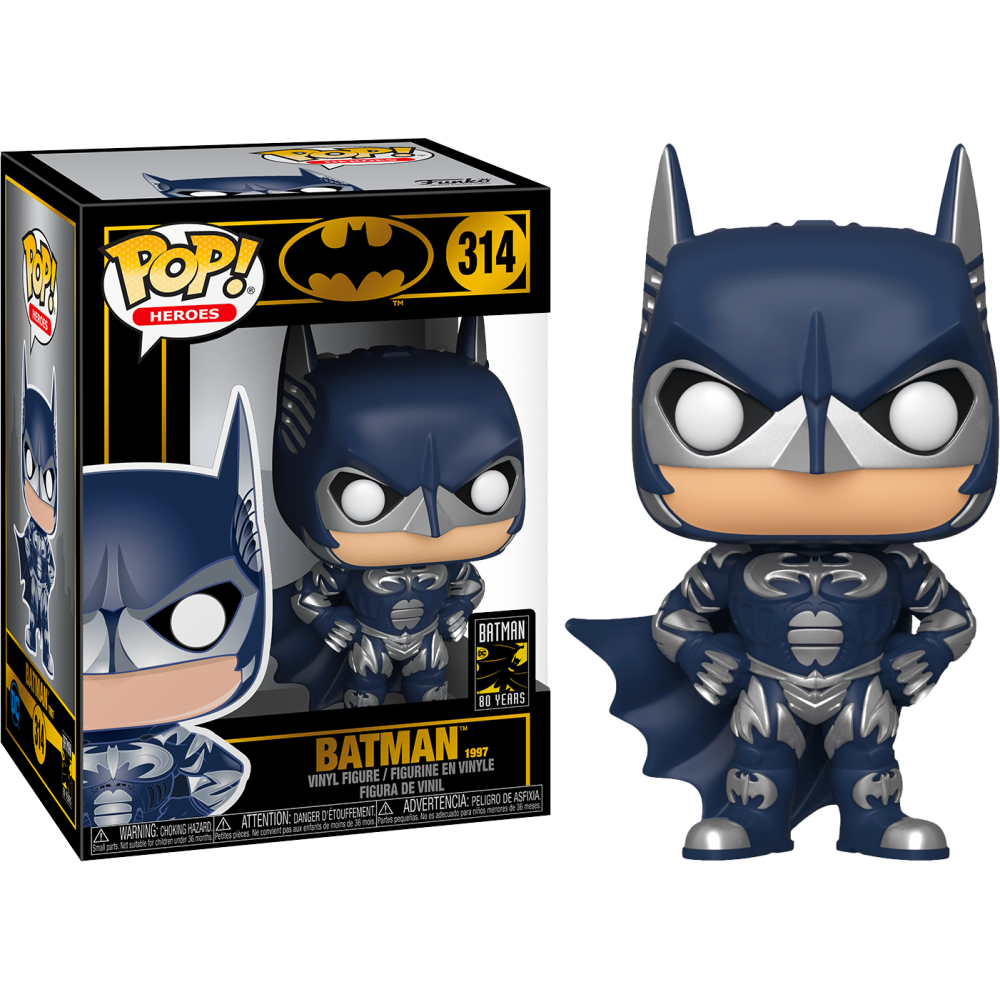 FUNKO POP! BATMAN 80 YEARS - BATMAN 1997 MOVIE BOBBLE HEAD FIGURE FUNKO