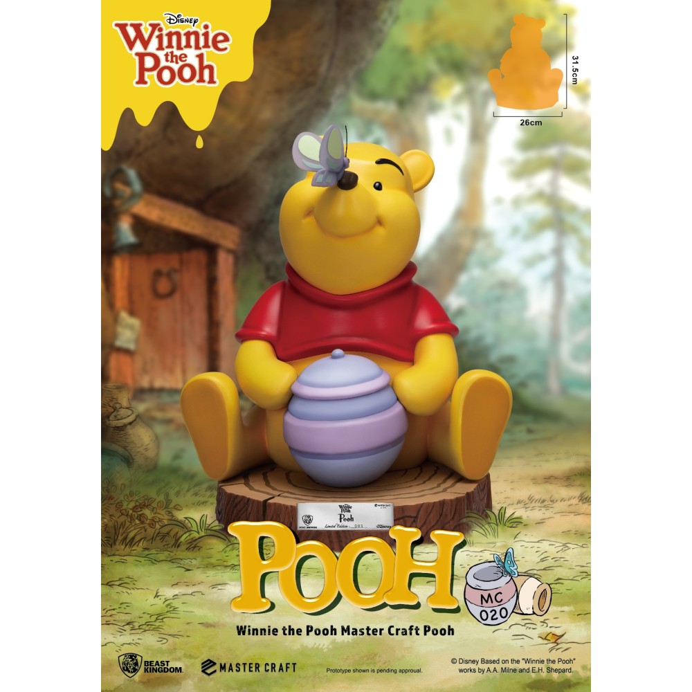 BEAST KINGDOM WINNIE THE POOH MASTER CRAFT POOH STATUE 40CM RESIN FIGURE