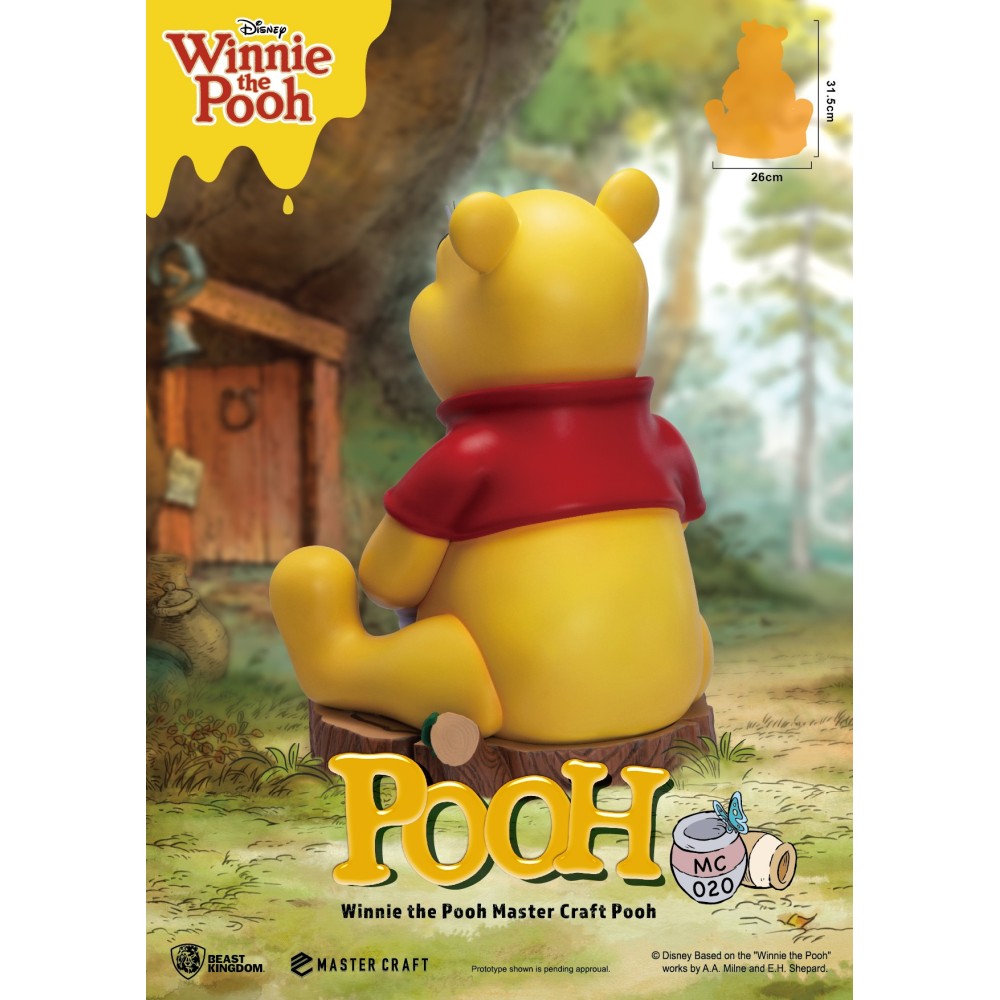 BEAST KINGDOM WINNIE THE POOH MASTER CRAFT POOH STATUE 40CM RESIN FIGURE