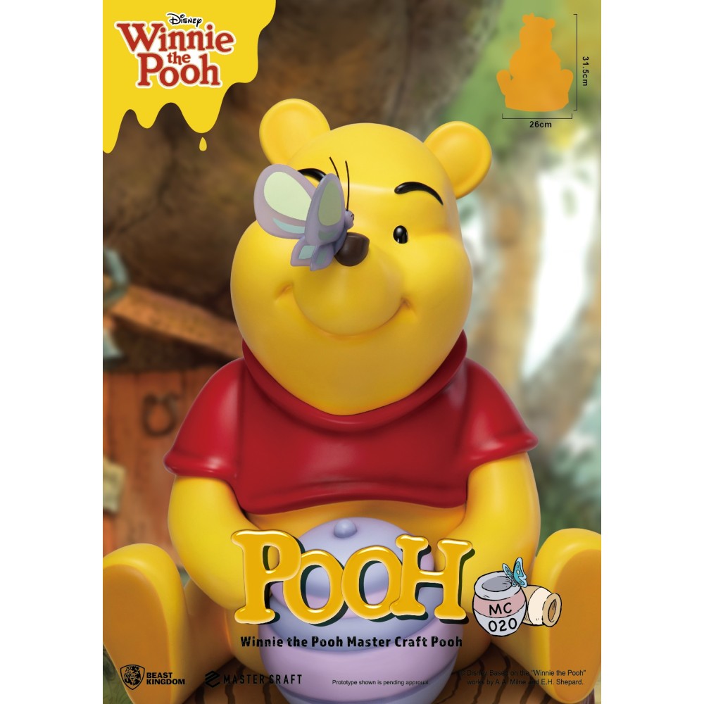 BEAST KINGDOM WINNIE THE POOH MASTER CRAFT POOH STATUE 40CM RESIN FIGURE