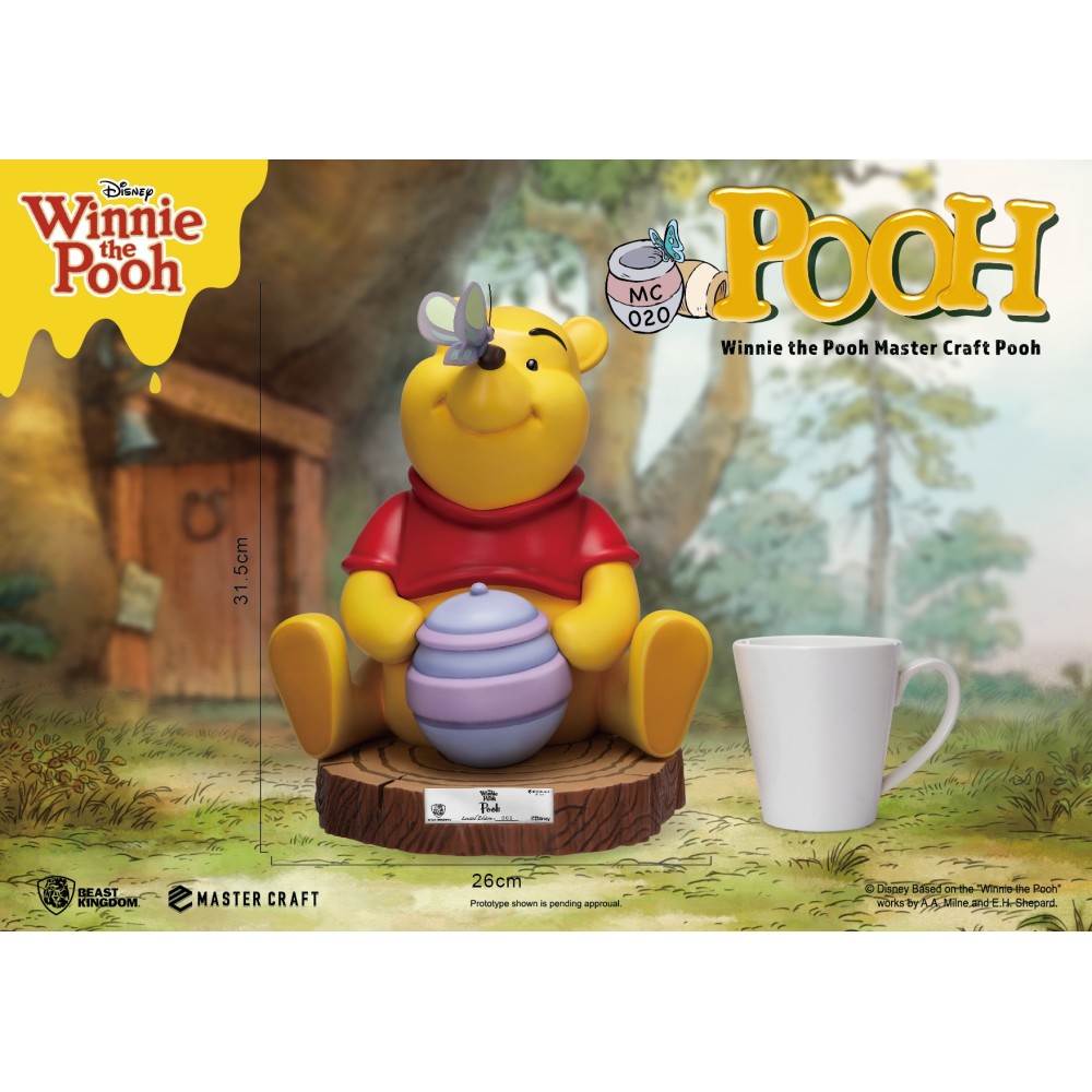 BEAST KINGDOM WINNIE THE POOH MASTER CRAFT POOH STATUE 40CM RESIN FIGURE