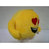 PUPAZZO PELUCHE EMOTICON IMOJI BALL CUORI 18CM