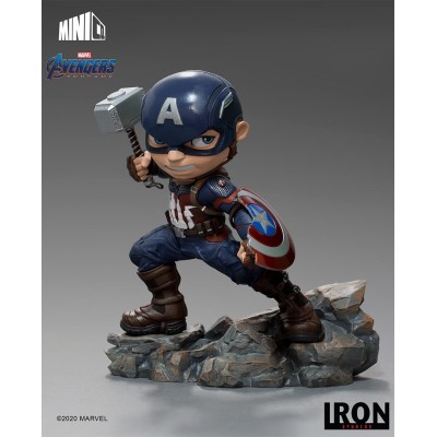 AVENGERS ENDGAME CAPTAIN AMERICA MINICO FIGURE 15CM STATUE IRON STUDIOS