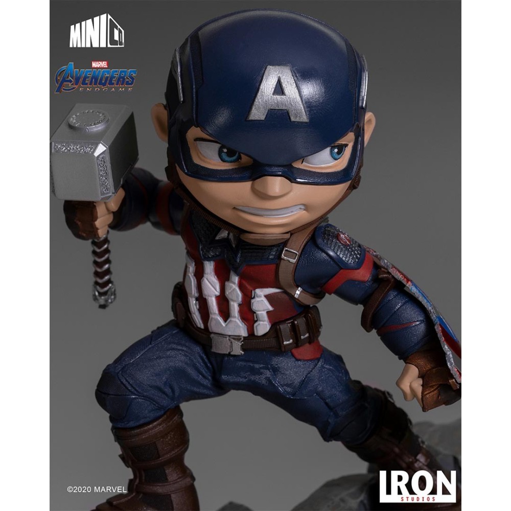 IRON STUDIOS AVENGERS ENDGAME CAPTAIN AMERICA MINICO FIGURE 15CM STATUE