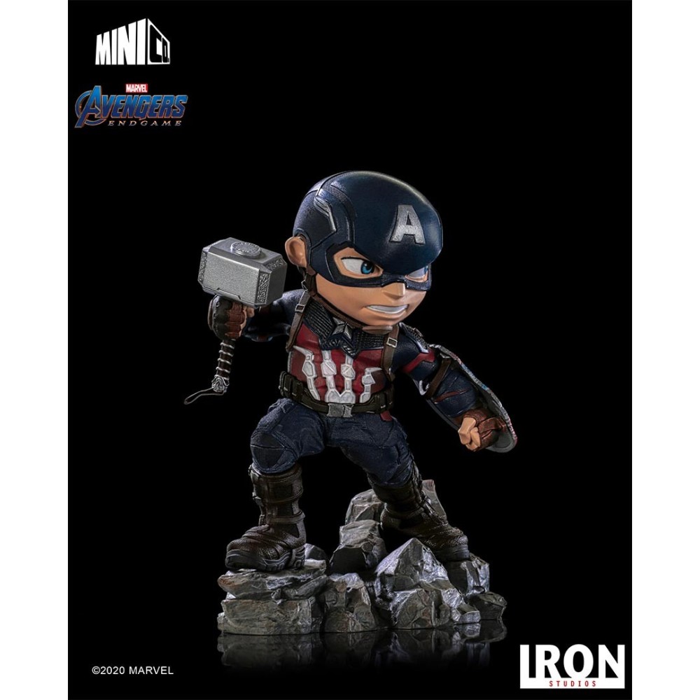 IRON STUDIOS AVENGERS ENDGAME CAPTAIN AMERICA MINICO FIGURE 15CM STATUE