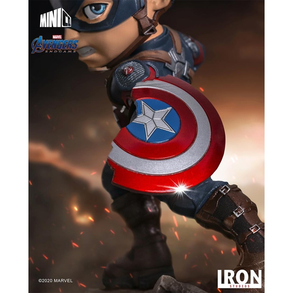 IRON STUDIOS AVENGERS ENDGAME CAPTAIN AMERICA MINICO FIGURE 15CM STATUE