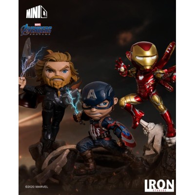 IRON STUDIOS AVENGERS ENDGAME CAPTAIN AMERICA MINICO FIGURE 15CM STATUE