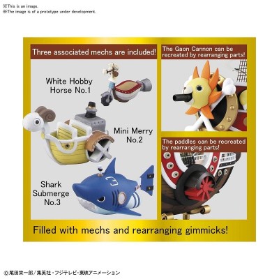 ONE PIECE THOUSAND SUNNY LAND OF WANO VERSION MODEL KIT ACTION FIGURE BANDAI