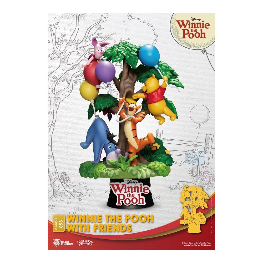 D-STAGE 053 WINNIE THE POOH WITH FRIENDS STATUE FIGURE DIORAMA BEAST KINGDOM