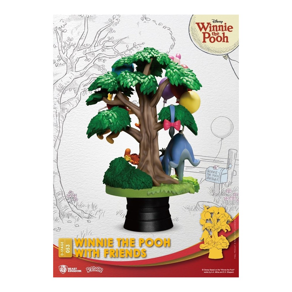 D-STAGE 053 WINNIE THE POOH WITH FRIENDS STATUE FIGURE DIORAMA BEAST KINGDOM
