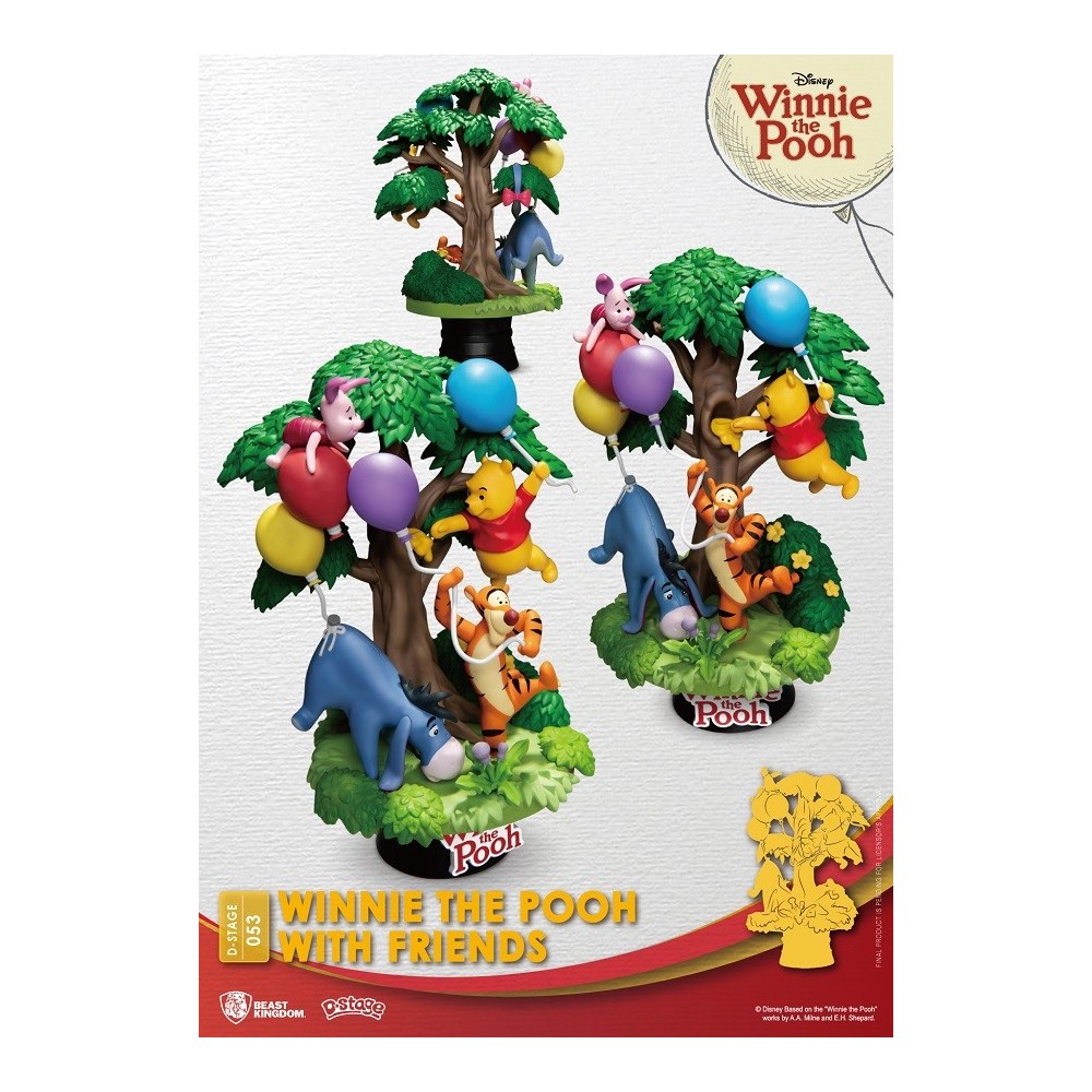 D-STAGE 053 WINNIE THE POOH WITH FRIENDS STATUE FIGURE DIORAMA BEAST KINGDOM