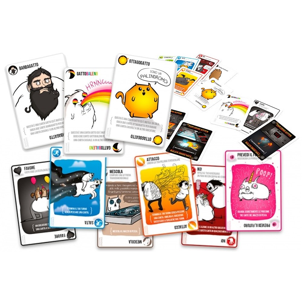 ASMODEE EXPLODING KITTENS GIOCO DA TAVOLO ITALIANO
