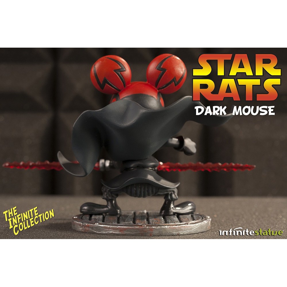 RAT-MAN STAR RATS DARK MOUSE COLLECTION N.4 STATUE LEO ORTOLANI INFINITE STATUE