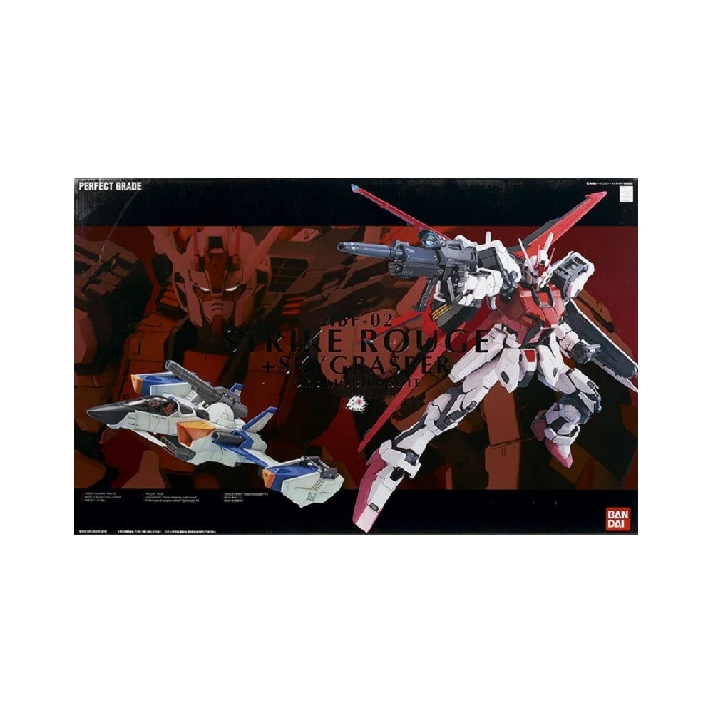 BANDAI PERFECT GRADE PG GUNDAM MBF-02 STRIKE ROUGE AND SKYGRASPER 1/60 MODEL KIT
