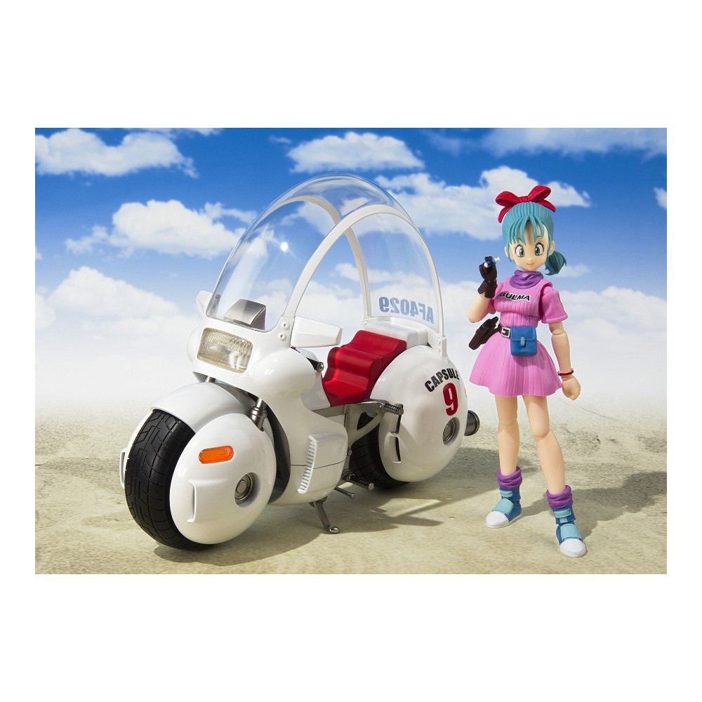 BANDAI DRAGON BALL BULMA MOTORCYCLE S.H. FIGUARTS ACTION FIGURE