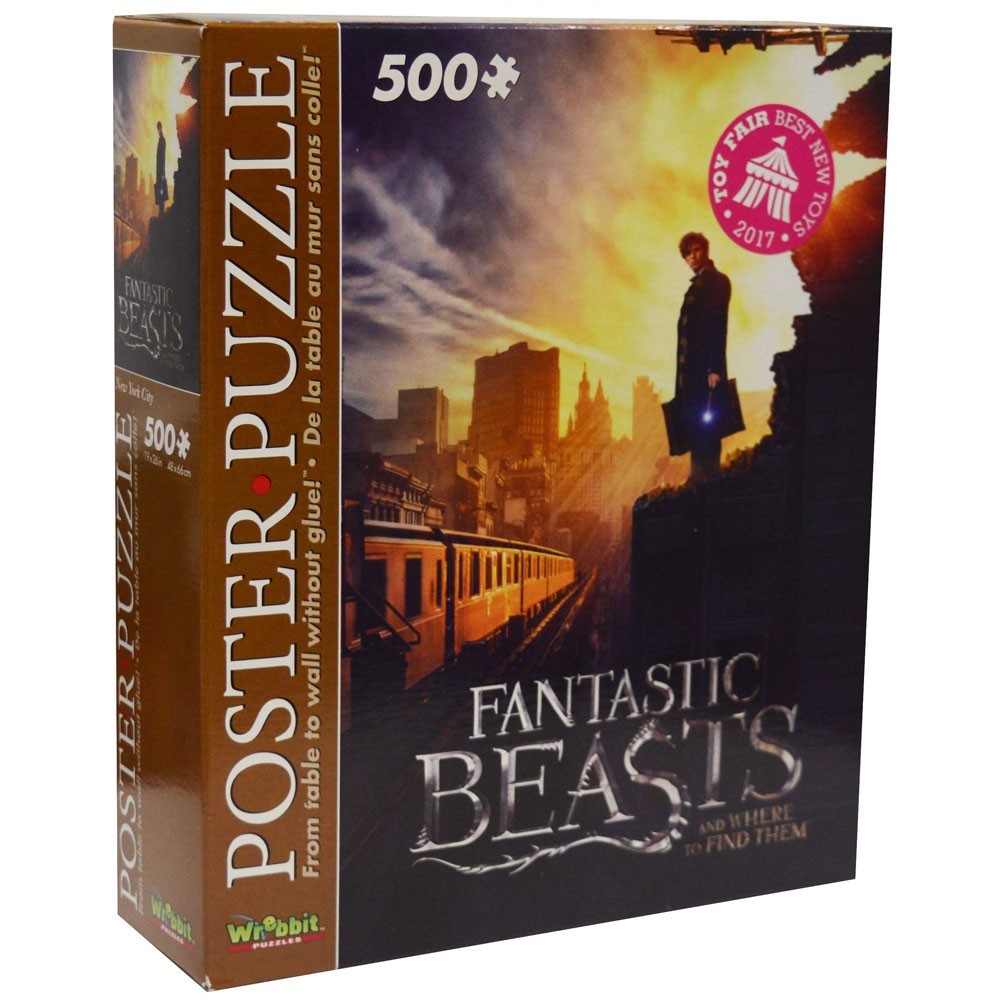 WREBBIT FANTASTIC BEASTS ANIMALI FANTASTICI NEW YORK 500 PIECES PEZZI JIGSAW PUZZLE 48X66CM