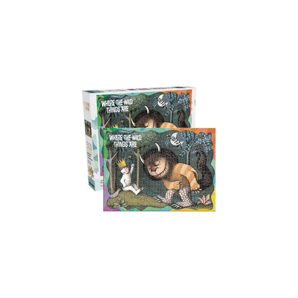 AQUARIUS ENT WHERE THE WILD THINGS ARE NEL PAESE DEI MOSTRI SELVAGGI PUZZLE 500 PEZZI PIECES 48X35CM