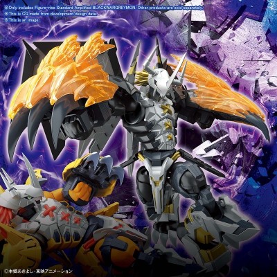 DIGIMON FIGURE RISE BLACK WARGREYMON AMPLIFIED MODEL KIT FIGURE BANDAI