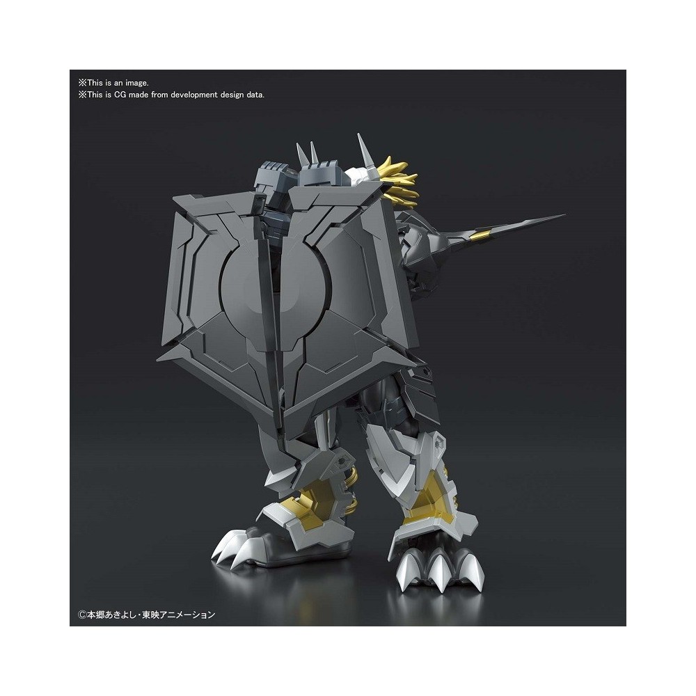 BANDAI DIGIMON FIGURE RISE BLACK WARGREYMON AMPLIFIED MODEL KIT FIGURE