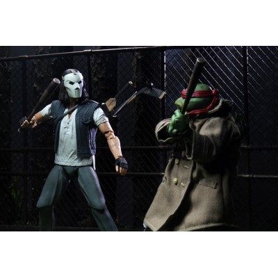 NECA TMNT TEENAGE MUTANT NINJA TURTLES - CASEY JONES AND RAPHAEL DISGUISED 2-PACK ACTION FIGURE