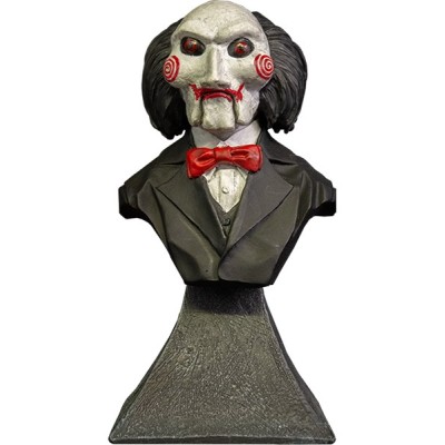 TRICK OR TREAT STUDIOS SAW L'ENIGMISTA BILLY PUPPET BUST STATUE 15CM RESIN FIGURE