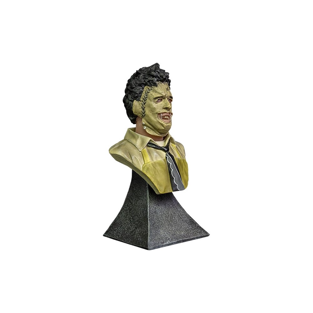 LEATHERFACE BUST STATUE 15CM RESIN FIGURE TRICK OR TREAT STUDIOS