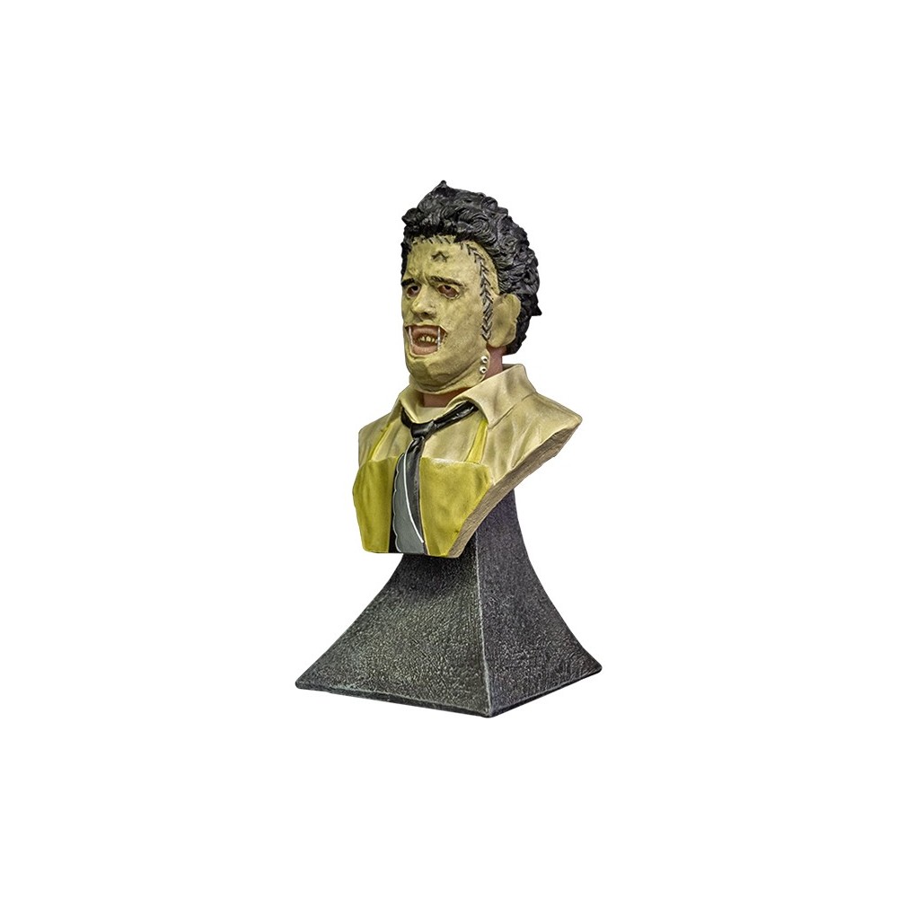 LEATHERFACE BUST STATUE 15CM RESIN FIGURE TRICK OR TREAT STUDIOS