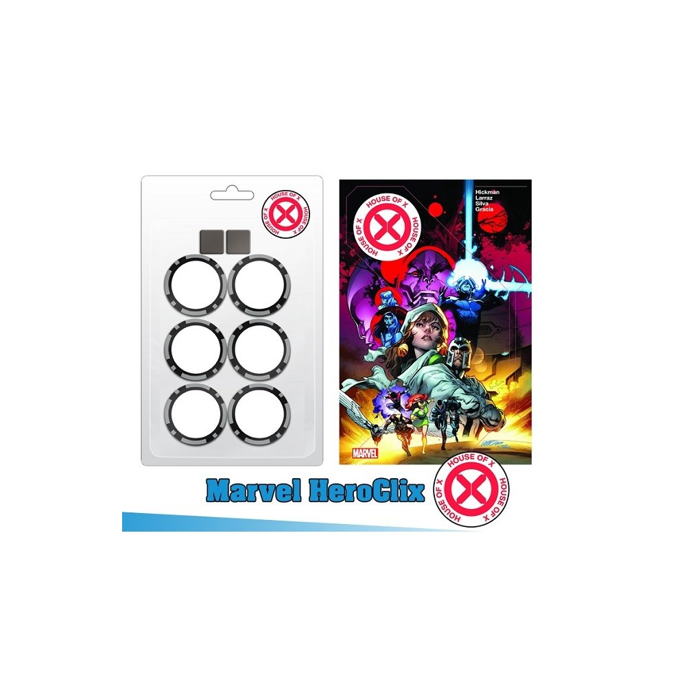 WIZKIDS MARVEL HEROCLIX X-MEN HOUSE OF X DICE AND TOKEN KIT GIOCO DA TAVOLO