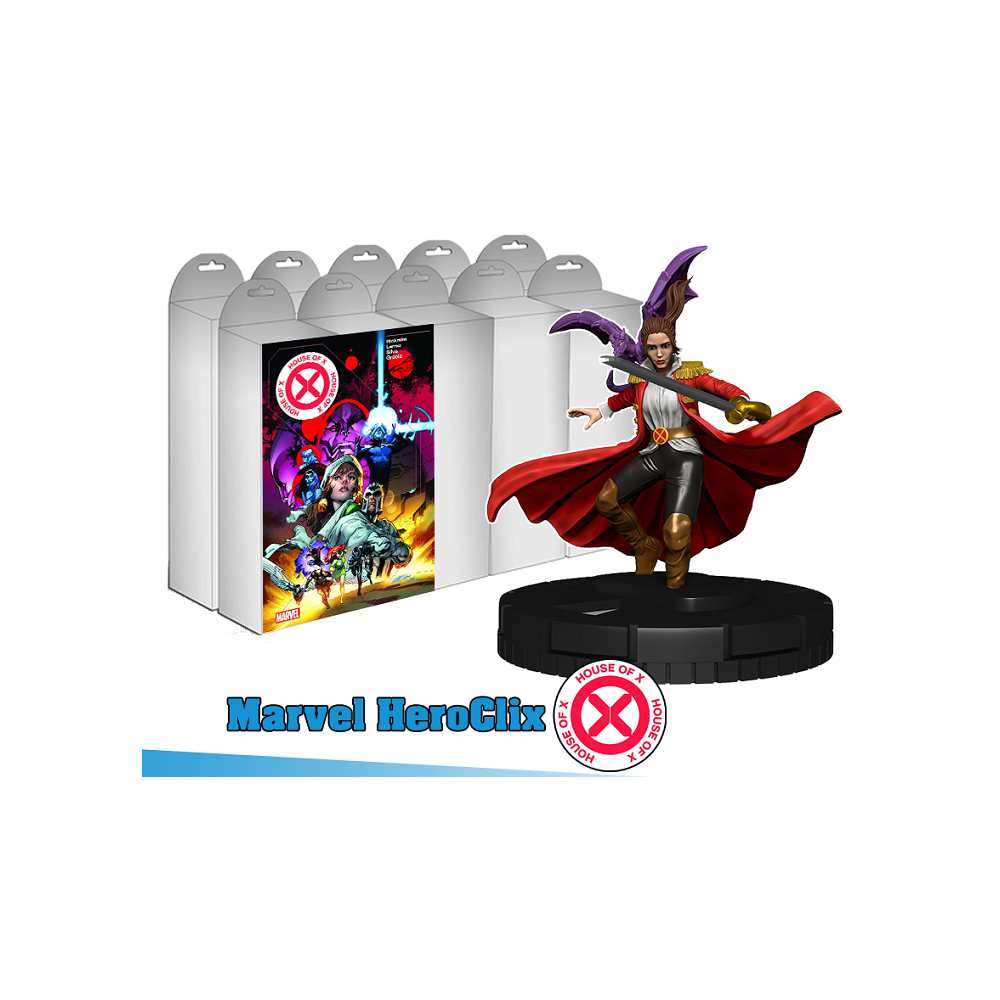 MARVEL HEROCLIX X-MEN HOUSE OF X BOOSTER BRICK SET GIOCO DA TAVOLO WIZKIDS