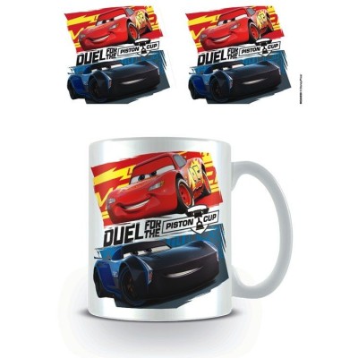 CARS DUEL FOR THE PISTON CUP CERAMIC MUG TAZZA IN CERAMICA PYRAMID INTERNATIONAL