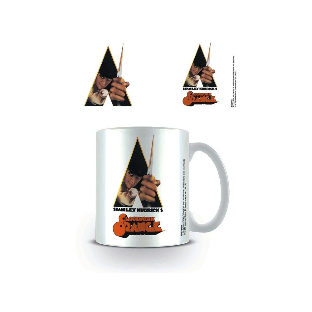 PYRAMID INTERNATIONAL ARANCIA MECCANICA CLOCKWORK ORANGE CERAMIC MUG TAZZA IN CERAMICA