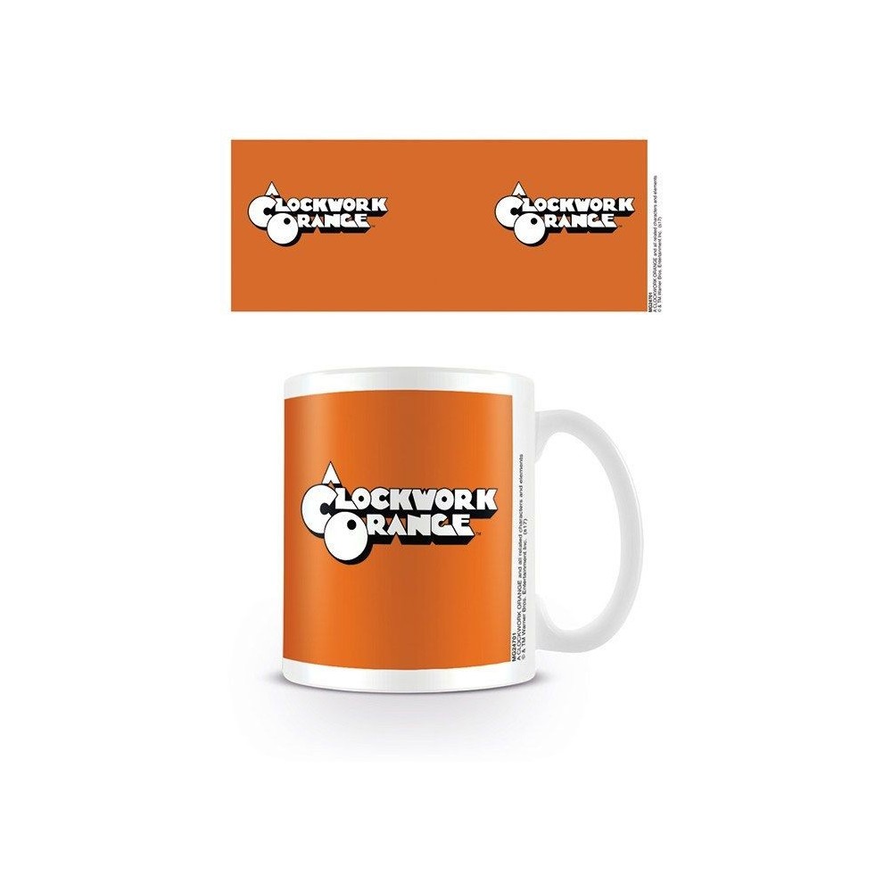 PYRAMID INTERNATIONAL ARANCIA MECCANICA CLOCKWORK ORANGE LOGO CERAMIC MUG TAZZA IN CERAMICA