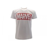 MAGLIA T SHIRT MARVEL LOGO BIANCA