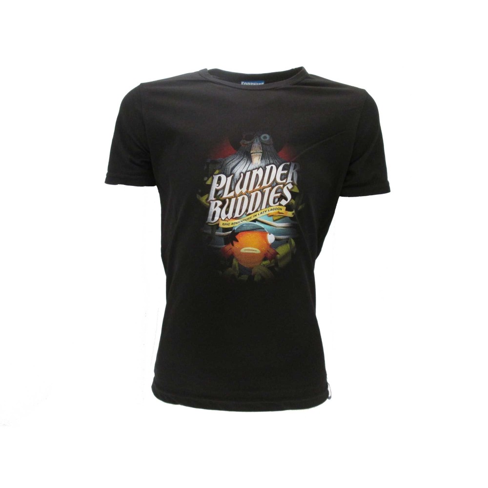 MAGLIA T SHIRT FORTNITE PLUNDER BUDDIES NERA