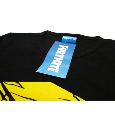MAGLIA T SHIRT FORTNITE CUBE NERA